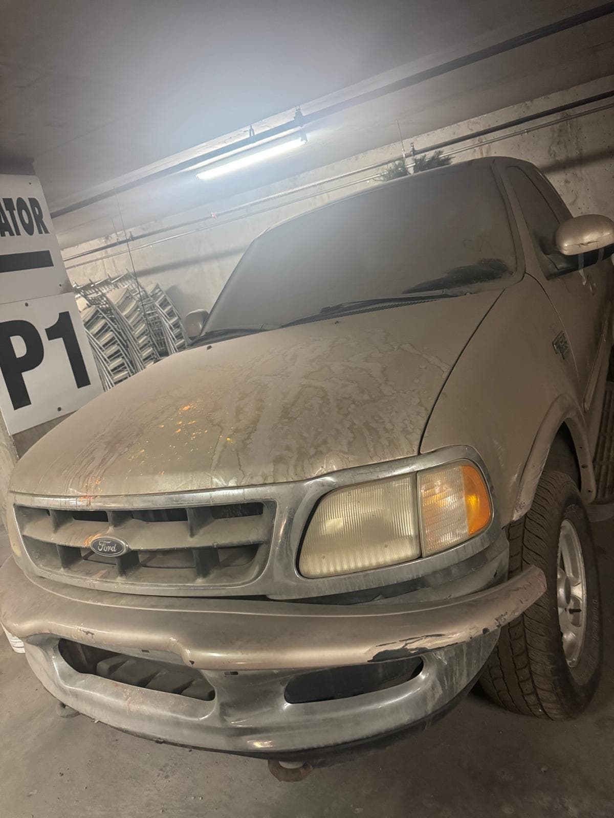 Stored Ford SUV ready for scrap car removal in Calgary